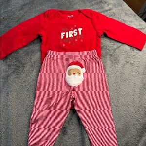 SOLD ON MERCARI. Carter's My 1st Christmas Outfit